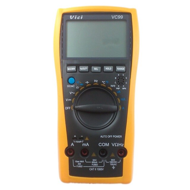 Vichy VICI VC99 3 6/7 Auto-range Digital Multimeter DC AC voltage current Resistance Capacitance Meter Tester Ammeter Voltmeter