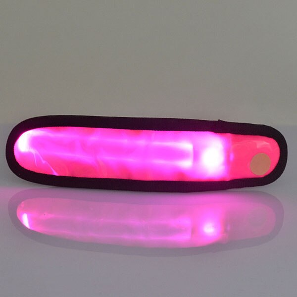 Hand Strap Wristband LED Safety Reflective Light Shine Flash Glowing Luminous Armband Arm Belt Band Wrist Support FOU99