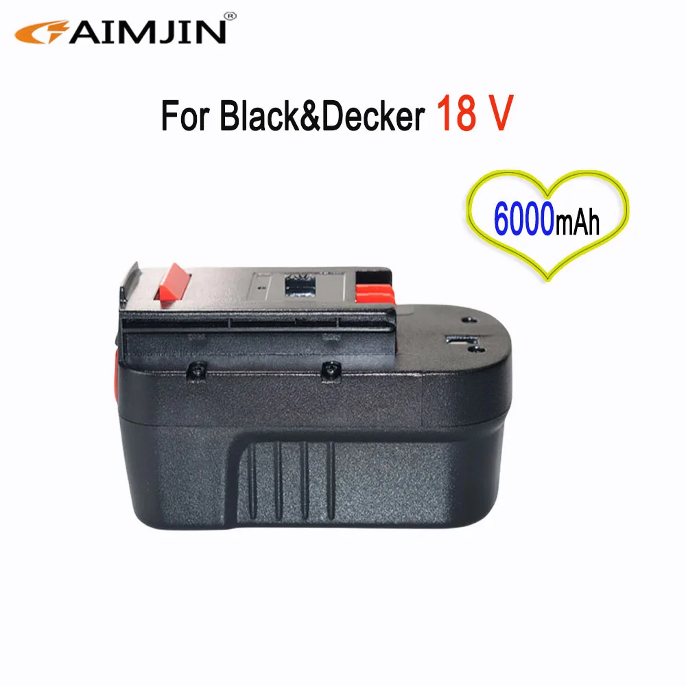 18v 10000mah batterie gießen outil elektr ique schwarz & Decker a18 a1718nh benutzer eins b18 HPB18-OPE fs1800cs FS1800D-2 fs1800Ich würde: Gold