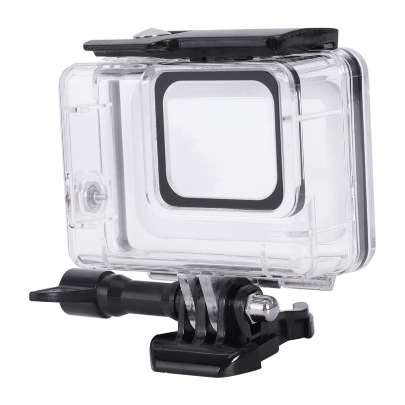 Waterproof Housing for Gopro Hero7 White and Hero7 Silver, Protective 45m Underwater Dive Case Shell with Bracket Accessories fo