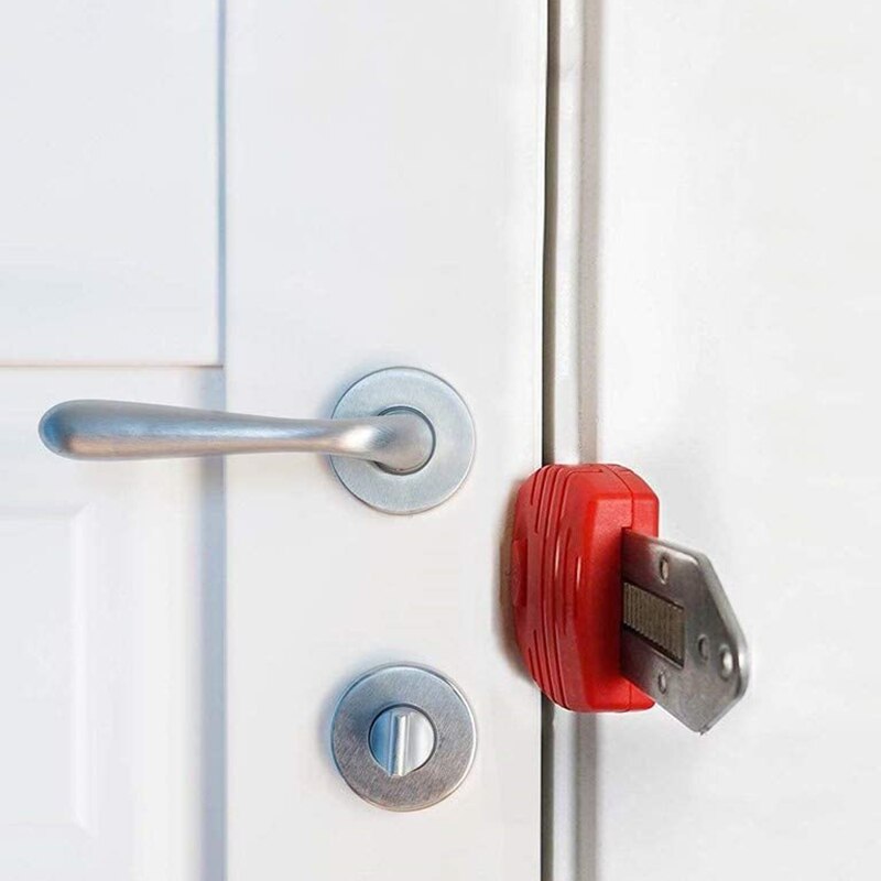 Tragbare Tür Schloss Travel Lock Sicherheit Lock Schule Lockdown Schloss für Reise Hotel Home Wohnung Motel Zimmer Sicherheit