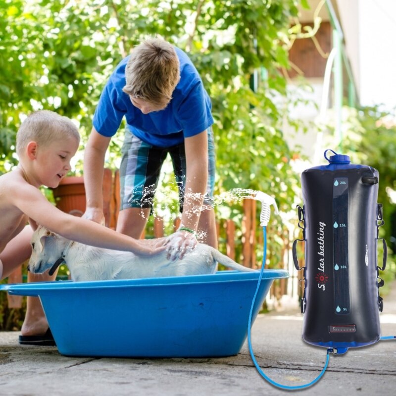 62KF 20L Solar Shower Camping Shower Outdoor Camp Shower Bag