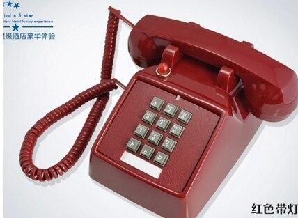 Amerikaanse Vintage Antieke Telefoons, Decoratieve Mode Vaste Vaste/Metalen Beltoon Telefoons