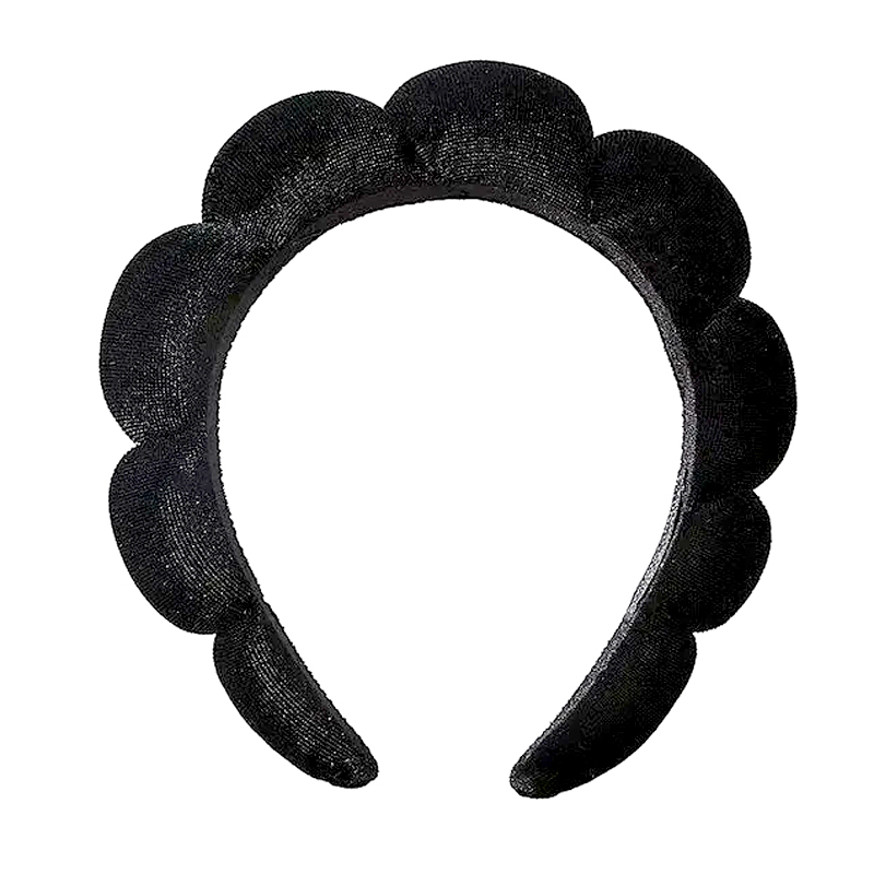 Bonita multifuncional para mujer, puños para lavar la cara, impermeable, absorbente de agua, diadema de terciopelo de algodón, accesorios para el cabello