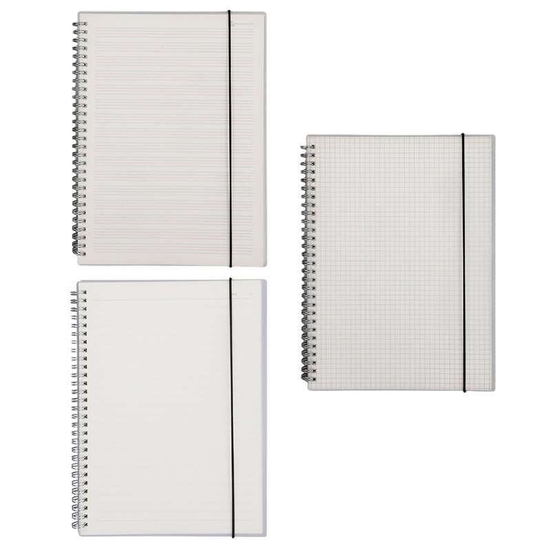 A5 Journal Diary Book English/Horizontal Line/Grid Notebook Daily Weekly Planner Note Pads Time Management Planner School Suppli