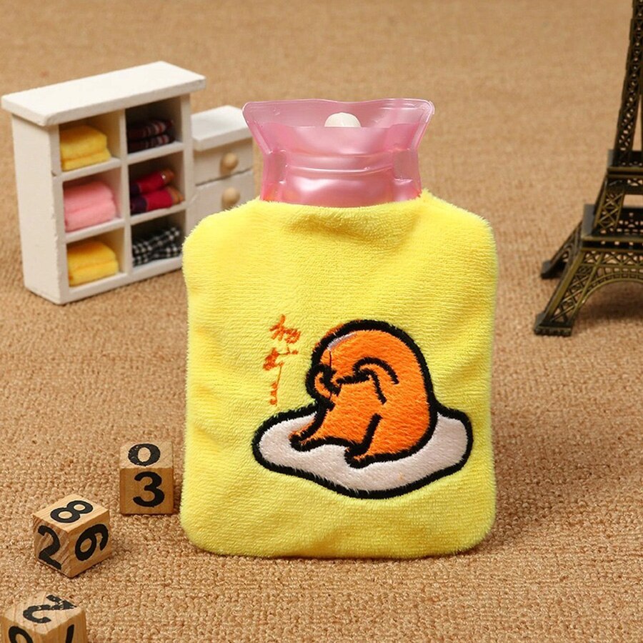 Winter cartoon Mini cute explosion-proof water filling and washing Plush warm water bagA812