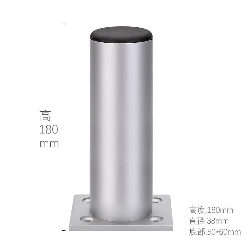 Furniture Table Legs Metal Leg High grade Aluminium Alloy Cabinet Foot Bathroom Tea Sofa All Straight Tube Ball: YELLOW