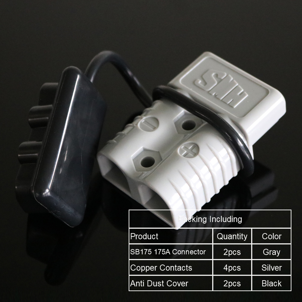 2Set 50 120 175 350 A Battery Charge Plug Quick Connector Kit Trailer Pair Connect Disconnect Winch Electrical Power Cables: 175A