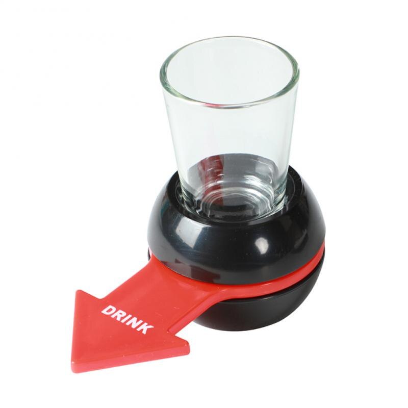 Juego de mesa giratorio Arrow Beer Wine, juego de mesa con puntero, juego giratorio de vasos de cristal para , de entretenimiento