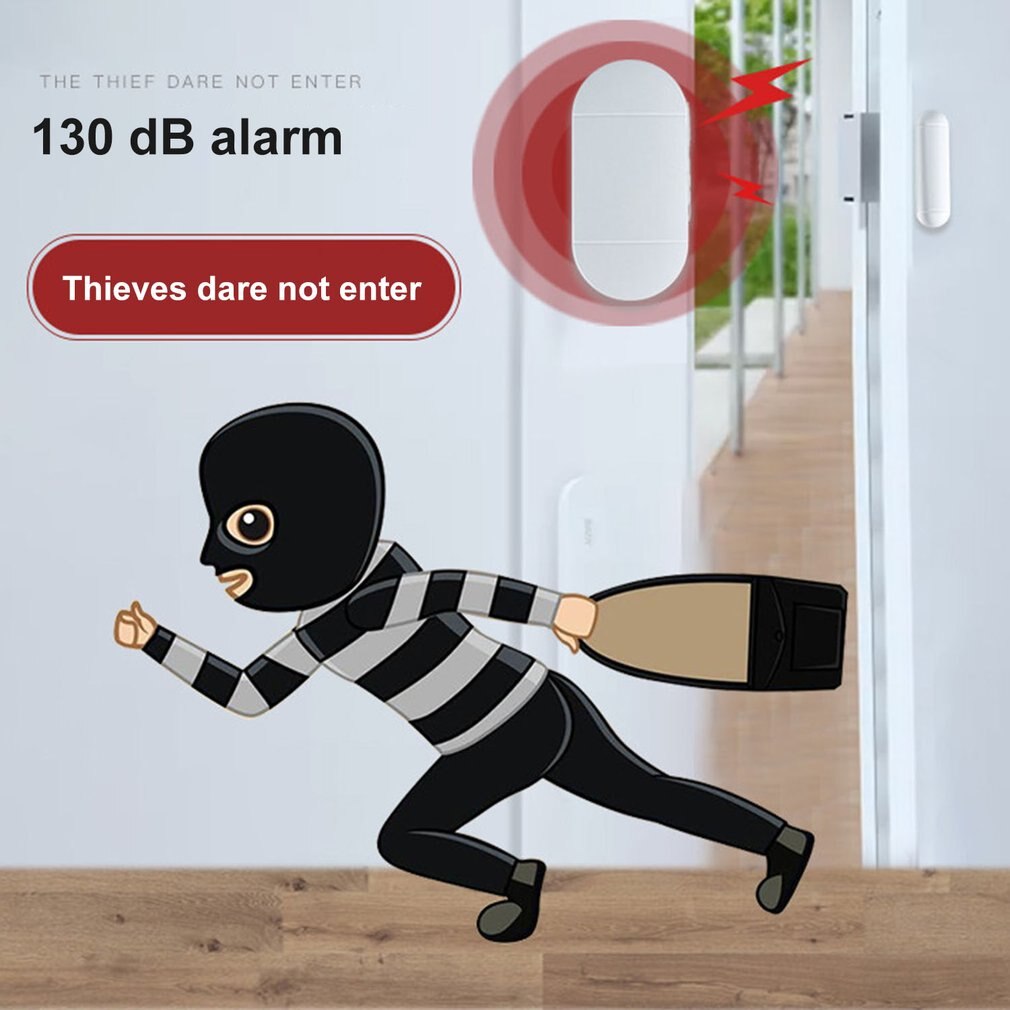 Deur raam alarmen toegang beveiliging abs draadloze afstandsbediening deur sensor alarm host inbreker beveiliging alarmsysteem thuis