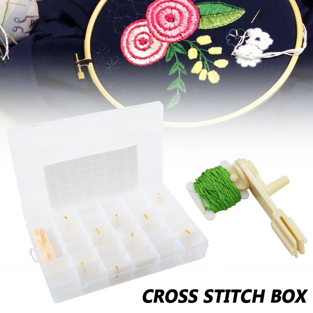 DIY Embroidery Cross Stitch Tool Set Sewing Tools Accessories Embroidery Floss Organizer Cross-Stitch Thread Sewing Kit