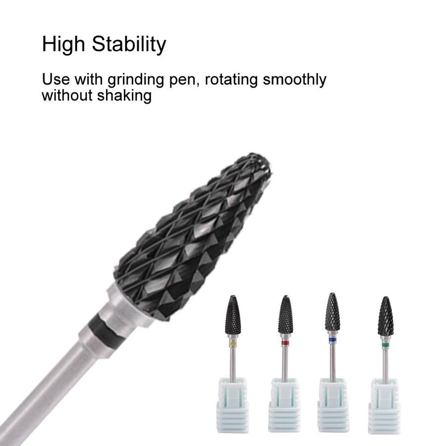 Fresadora para máquina de manicura, juego de brocas de uñas, cortadores de molino de cerámica, accesorios de uñas pedicura, herramientas para manicura, boquillas