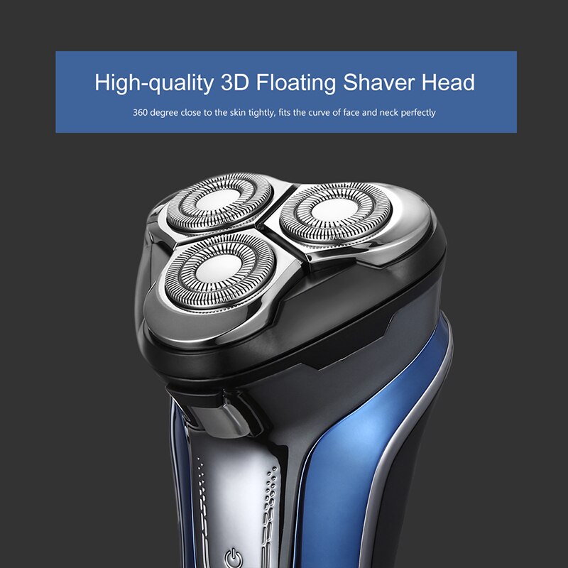 FLYCO FS375 Elektrische Rasierer Nass Trocken Dreh Gestochen Wiederaufladbare Rasieren Maschine Pop-hoch Trimmer LED Ladung Anzeige für Männer