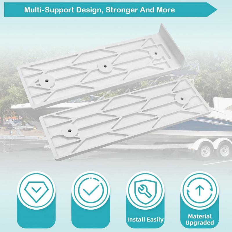Boat Trailer Bunk Slides 3 X 10 In Boat Trailer Bunk Slicks 10x Heavy Duty Boat Trailer Glide Bunk Enders For Launching