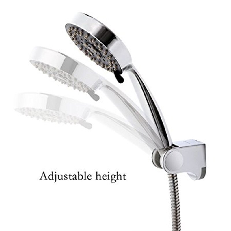 Handheld Shower Head Holder Shower Bracket Wall Mount for Bathroom,Adjust height up and down Polished Chrome