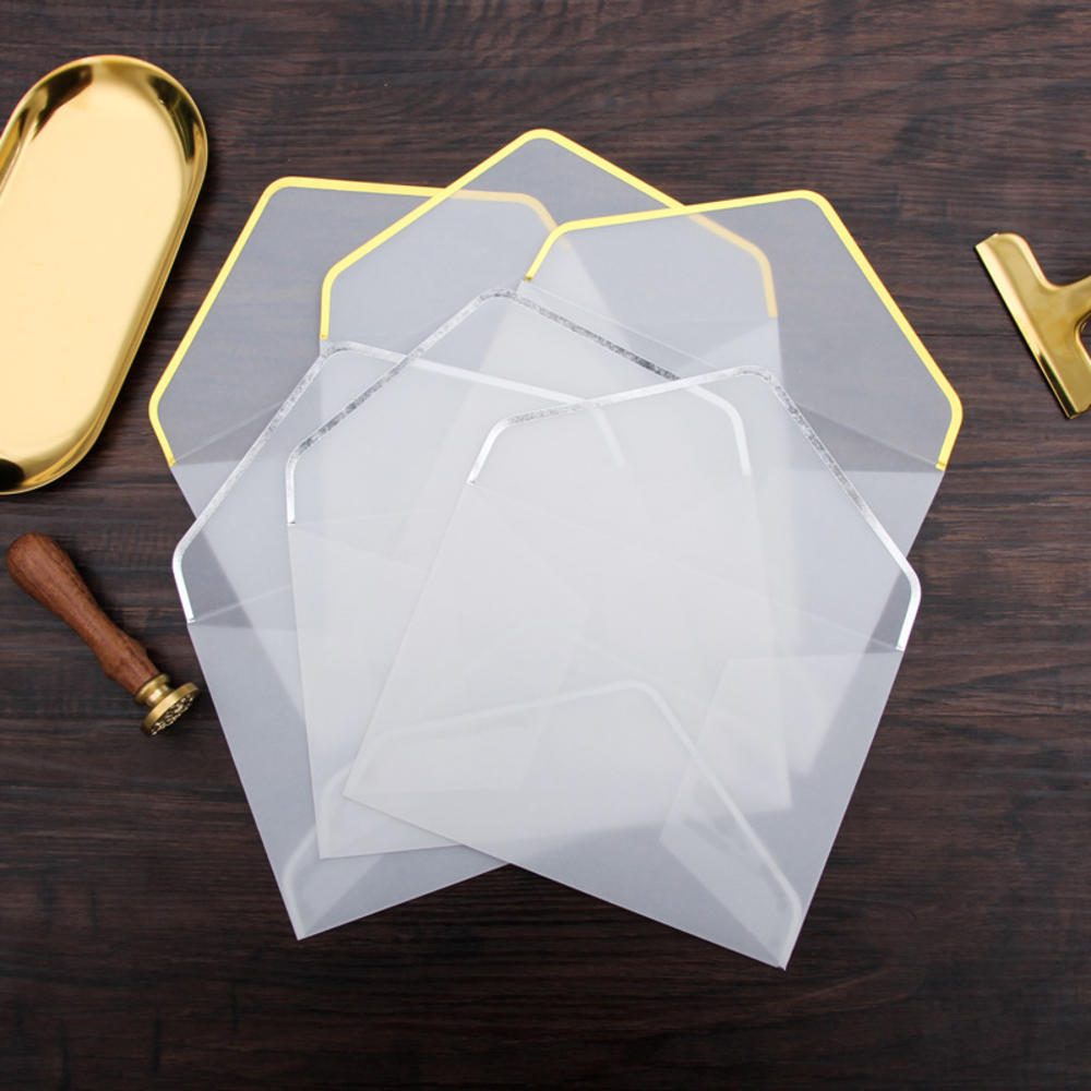 Cellophan transparent Umschlag Liebe knapp Sulfat Folie Westlichen Stil Umschlag knapp Hochzeit Einladung