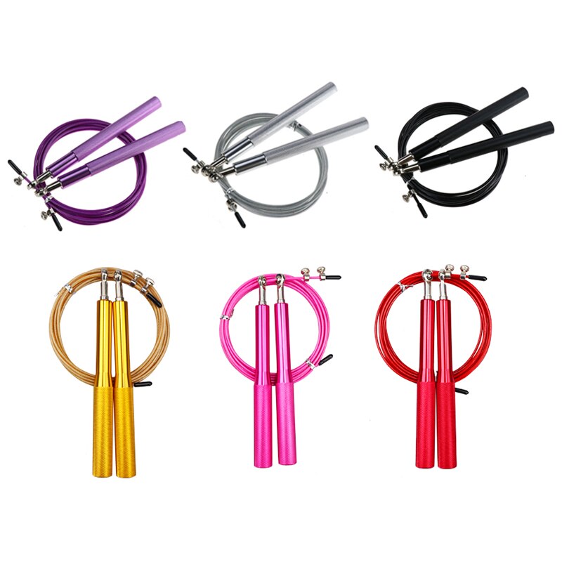 3 Meters Jump Rope Wire Ropes Adjustable Speed Skipping For Gym Workout Fitness Equipment Fit Jump Rope Exercise Competition