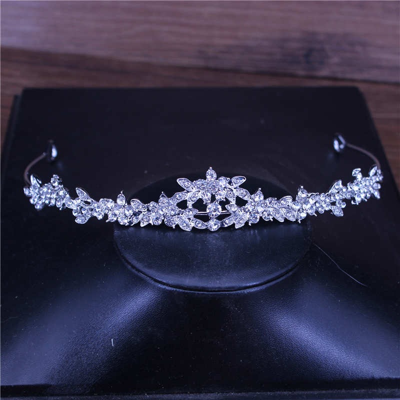 4 disegno di Perle Da Sposa Tiara Corone Per La Cerimonia Nuziale Della Sposa Dei Capelli Delle Donne Ornamenti Decorazioni Testa Monili Dei Capelli del Rhinestone Accessori: Style 9