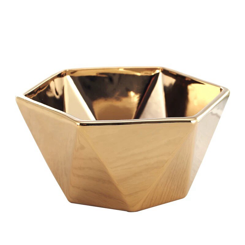 Ceramic Plate Bowl Cup Mug Europe Plating Golden for Dinner Breakfast Hotel Salad Bowls plates