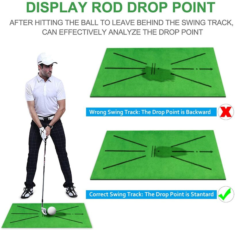 30X60 Cm Impact Golf Training Mat Voor Swing Detectie Batting Achtertuin Praktijk Raken Matten Indoor Apparatuur