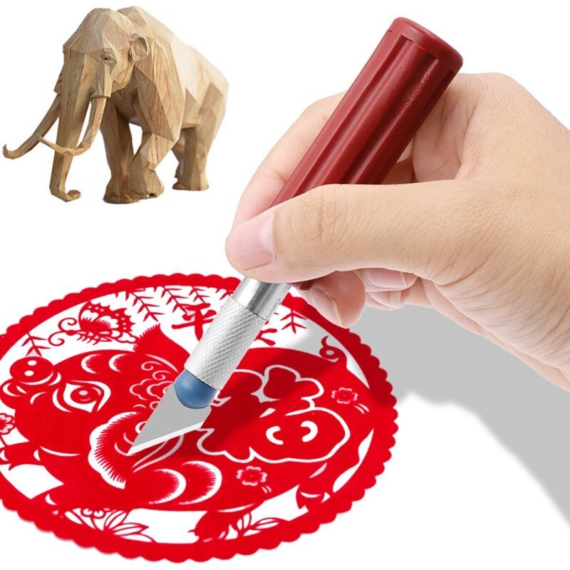 7pcs Precision Craft Hobby Utility Exacto Knife Set Sharp Razor Knives Tool for Architecture Modeling Scrapbooking Felt Wood