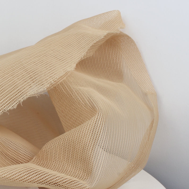 Solid Color Good Thick Net Yarn Mesh Cloth Gauze Polyester Fabric, hat mesh 150x50cm