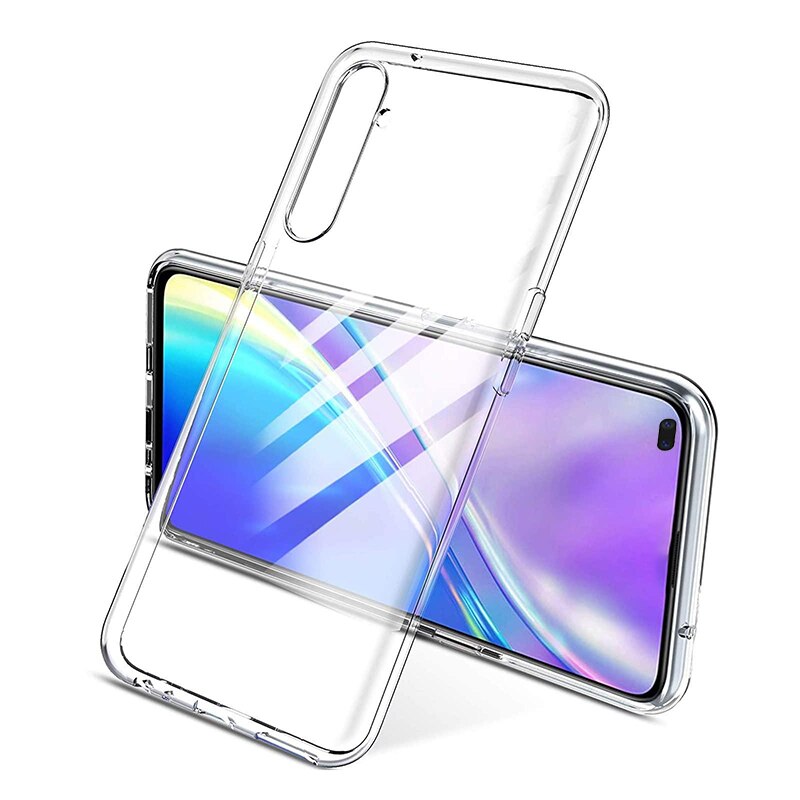 Funda de silicona ultrafina para teléfono móvil OPPO Realme X3 S SuperZoom 5G, funda trasera de teléfono móvil 360 transparente a prueba de golpes