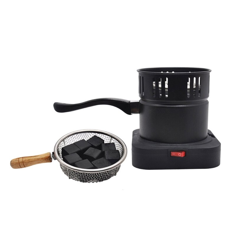 Mini forno elétrico portátil m2ee, queimador único, com colher de ferro, placa quente, forno doméstico