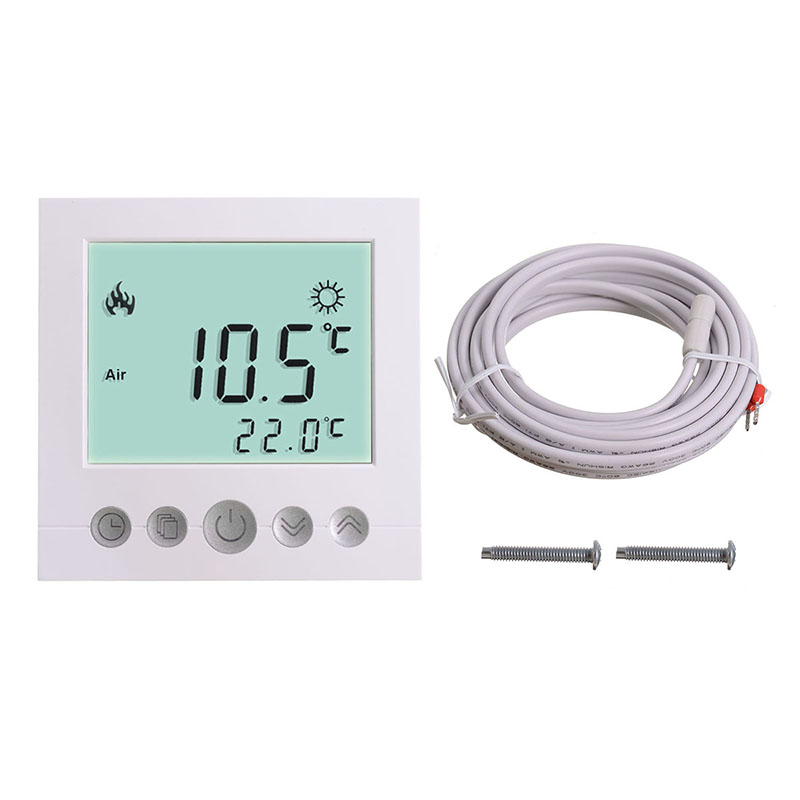 Thermostats Digital Underfloor Heating Thermostat for Heating System Floor Air Sensor Room Temperature Controller