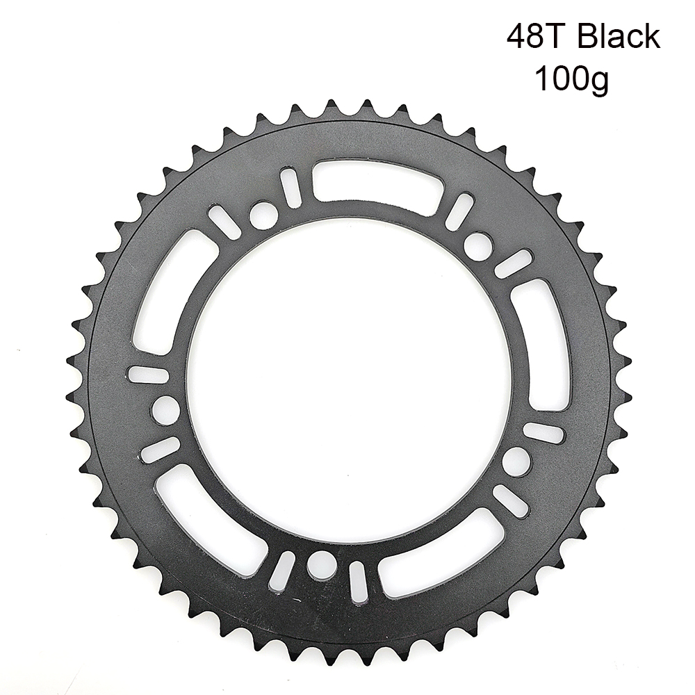 BCD130 39T 44T 48T 53T Fixed Gear Bike Single Folding Bike Chainring Road Bicycle Chain Wheel Bicycle Bike Parts Accessories: PURPLE
