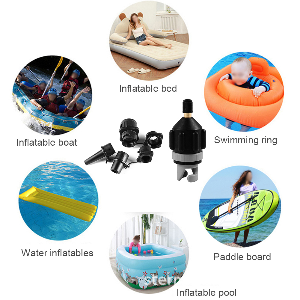 Luft ventil adapter aufblasbarer Pumpen adapter Paddel boot Kajak Luft ventil Pumpen anschluss für Sup Board Reifen Luft kompressor Konverter