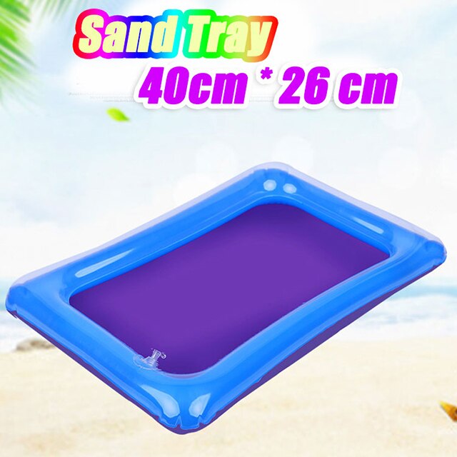 300g/Bag Slime Sand Clay Magic Toys Super Colored Dynamic Sand Indoor Arena Play Sand Clay Kids Toys for Children: Tray - Random Color