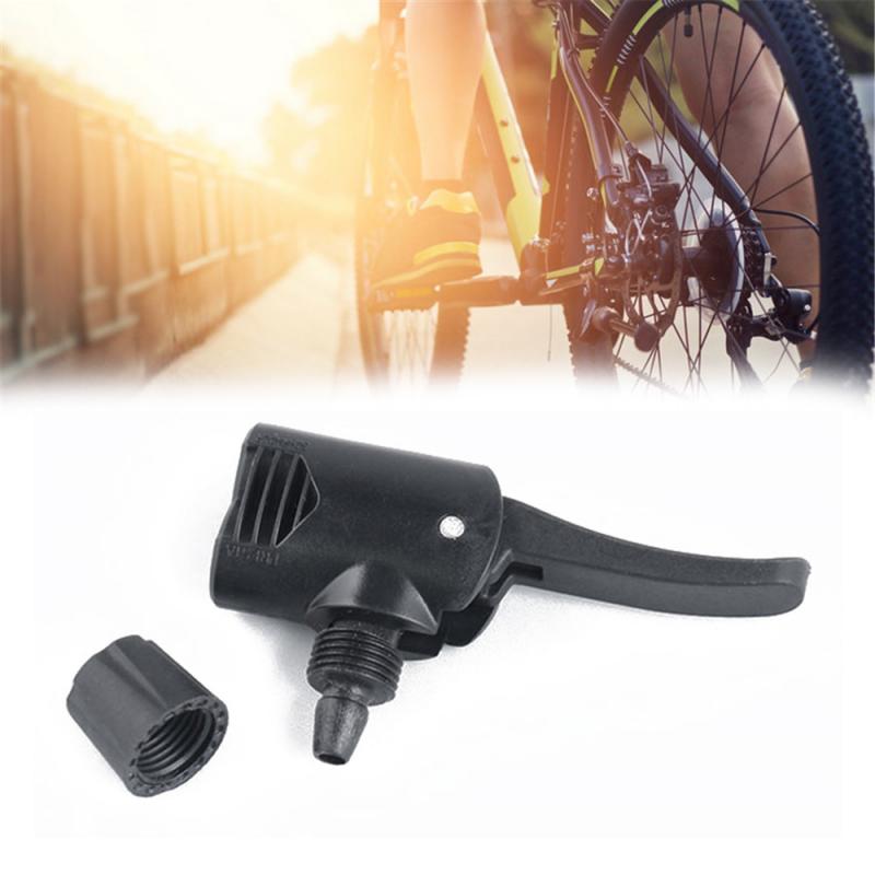 Bike Valve Pump Adapter Accessories 6.5x4cm Dual Head Bike Air Pump Adapter Portable MTB Bike Pump Valve Adapter