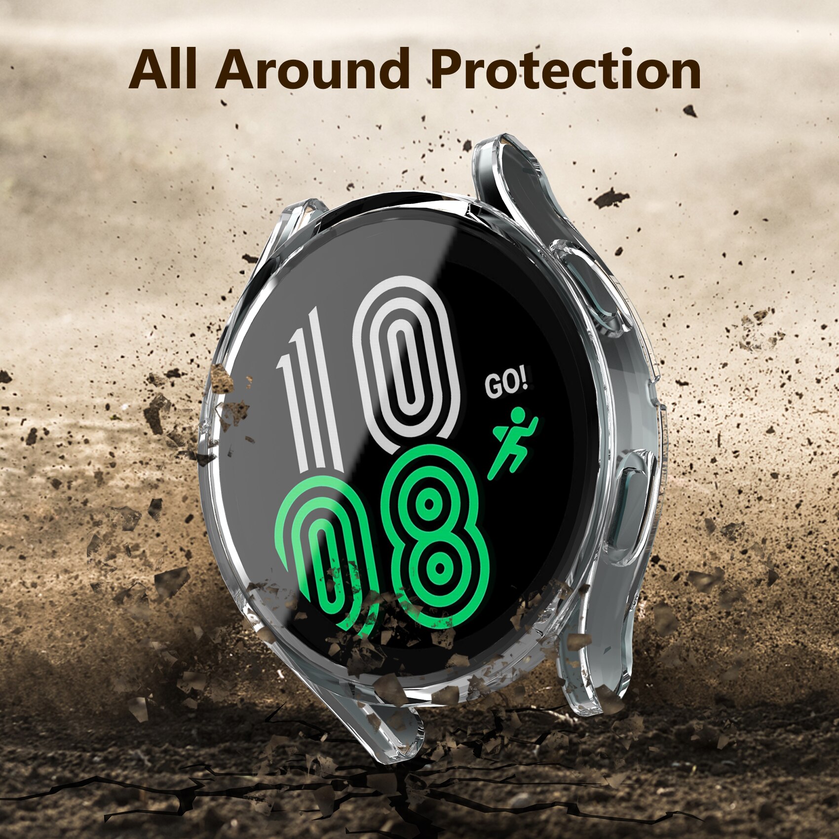 Horloge Case Voor Samsung Galaxy Horloge 4 Siliconen Tpu Scherm Beschermhoes Voor Samsung Galaxy Horloge 4 40Mm 44mm Smartwatch Bumper