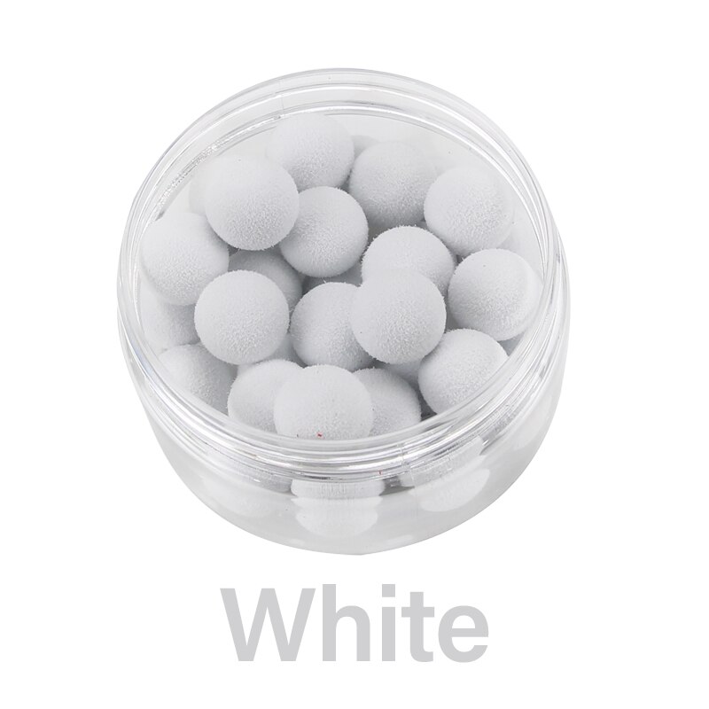 Mosodo carpe pêche bouillettes flotteur perles Eva Pop Up 10mm 12mm 14mm appât insipide 32 pièces 30 pièces 26 pièces Popup leurre pêche: white carp boilies / 12mm