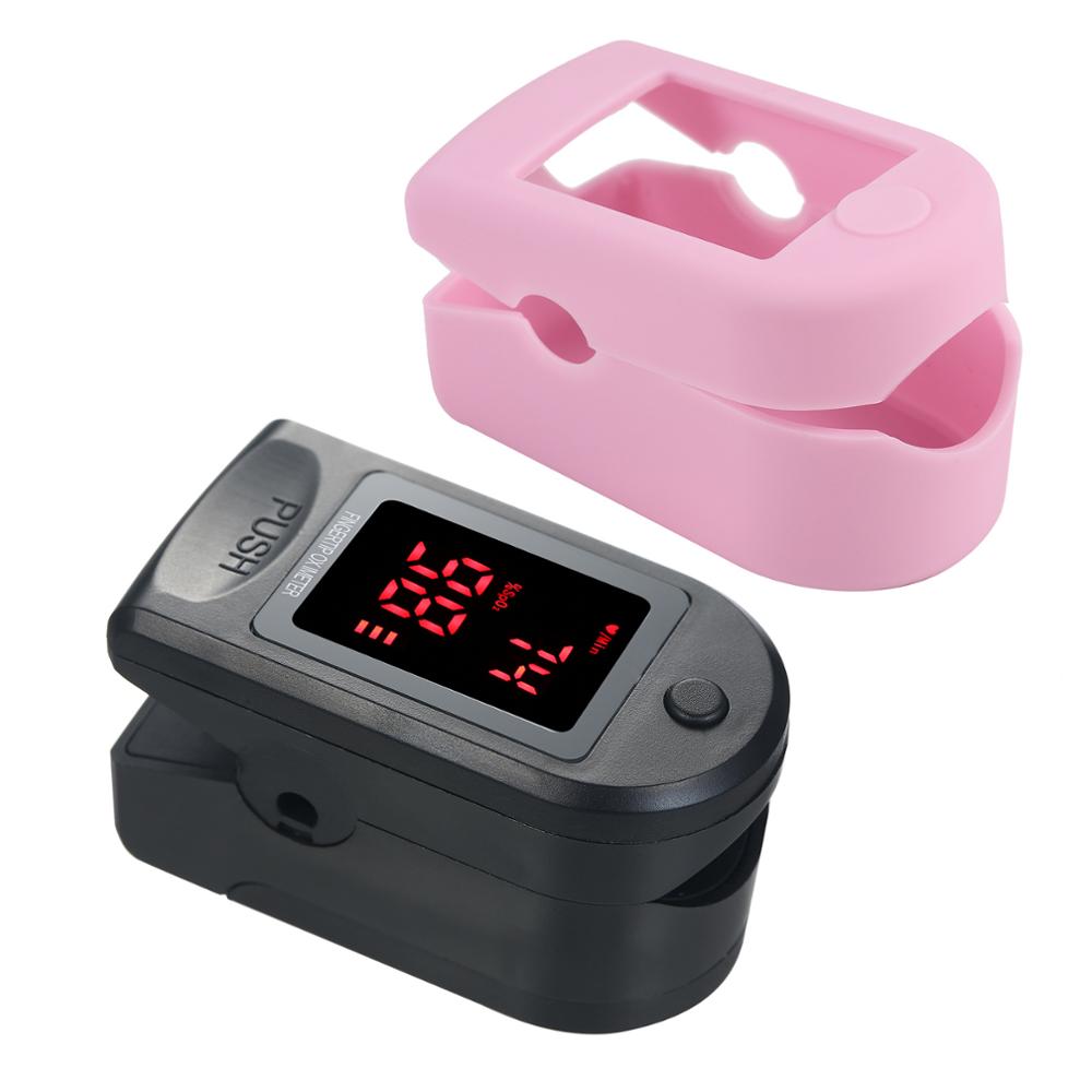 Pulso do oxímetro do pulso da ponta do dedo taxa de pulso monitor de saturação de oxigênio no sangue tft expositor colhedor com silicone caso spo2 pulsioximetro: F