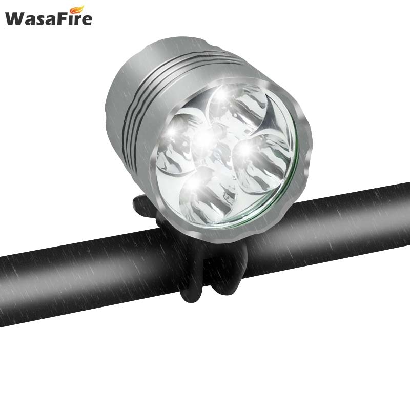 Wasafire 7000lm 5*  xml  t6 led sykkel lys sykkel hodelykt sykling frontlys mtb frontlys  + 18650 batteripakke  + 8.4v lader
