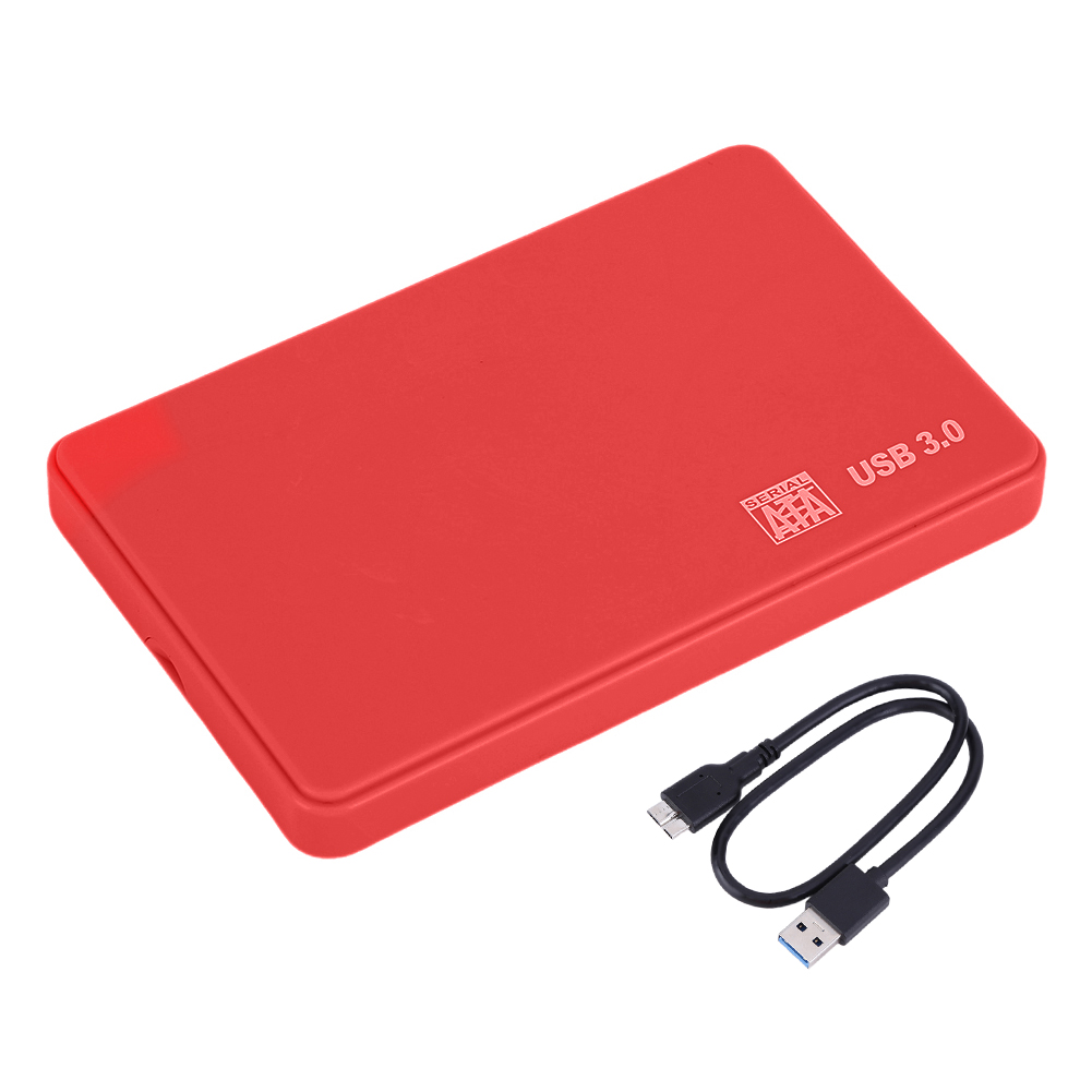 2.5 inch HDD Case SATA to USB3.0 Hard Drive Enclosure 5 Gbps 4TB SSD Box Sata to USB 3.0 Hard Disk Case Optibay Caddy 2.5 Sata: SKY BLUE