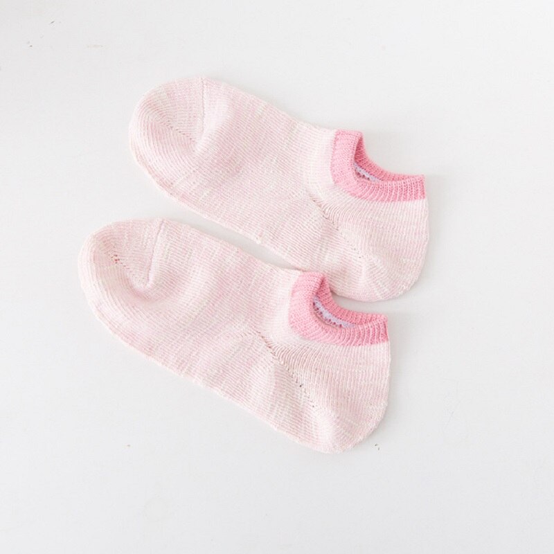 5 Paia Calzini Invisibili - Misto Cotone - Antiscivolo - Traspirante - Taglia Donna 36-39