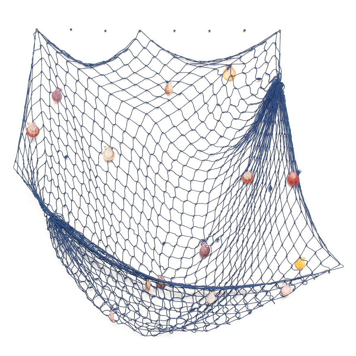 Mediterrane Visnet Nautische Home Decor Seashell Anker Decor Zee Decoratie Hand-Geweven Float Wanddecoratie Marine Stijl