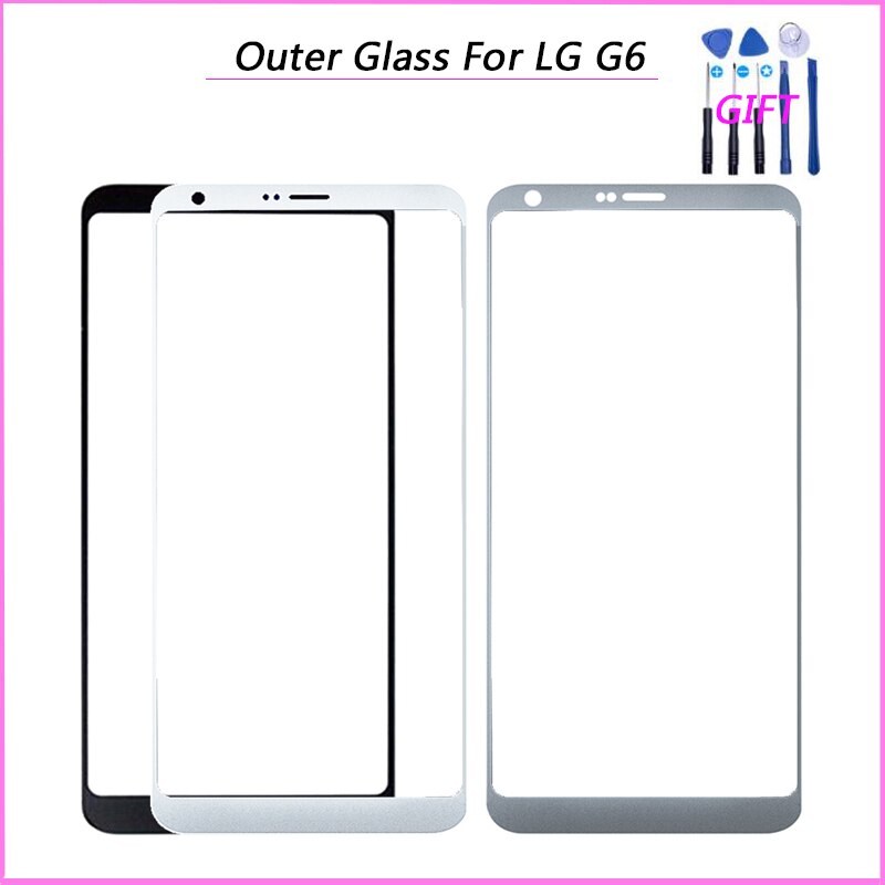 De Beste Outer Voor Glas Lens Voor Lg G6 H870 H870DS H871 H873 LS993 Lcd Touch Screen Vervanging onderdelen + Gereedschap