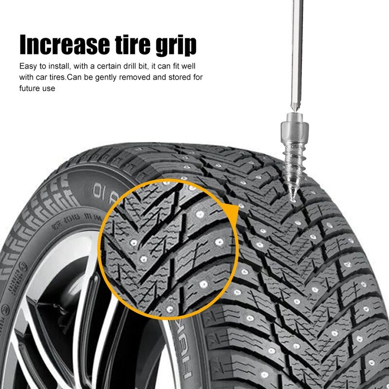 Universal- Auto Spikes Anti-Unterhose Schrauben NäGel Auto Motorrad Fahrrad Lkw aus-Straße Reifen Anti-eis Spikes Schnee Sohle Reifen Stollen