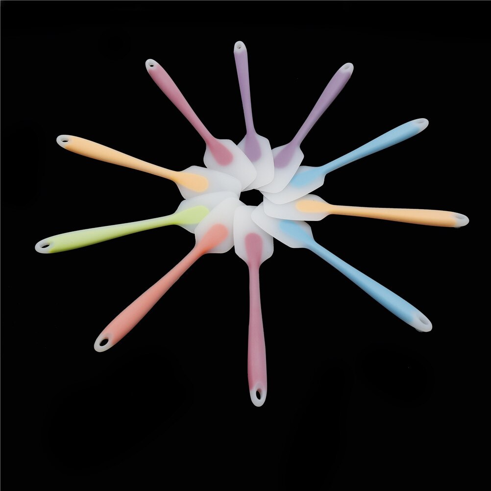 Silicone Scraper Cakes Double Spatula Spoon Cookie Spatulas Pastry Scraper Mixer Buttter Ice Cream Scoop Baking Tools