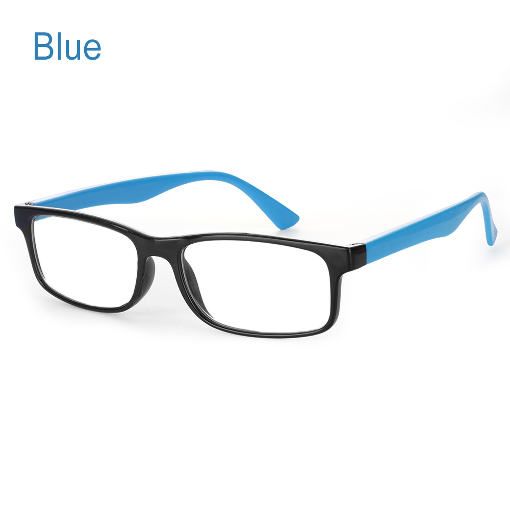 1pc blå lys briller anti blå stråler stråling blokerende briller mænd kvinder computer beskyttelsesbriller anti-uv  uv400 flade spejl briller: Blå