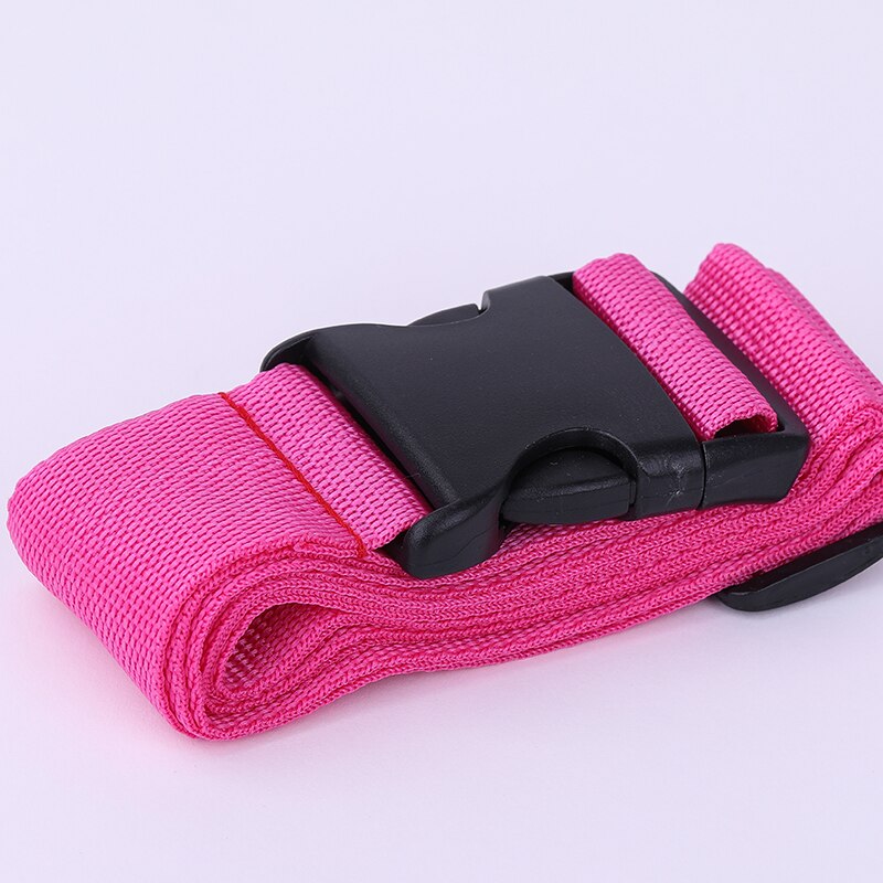 Luggage Strap Cross Strap Packing Adjustable Travel Suitcase PP Strap Luggage Belts Travel Luggage Strap: Pink