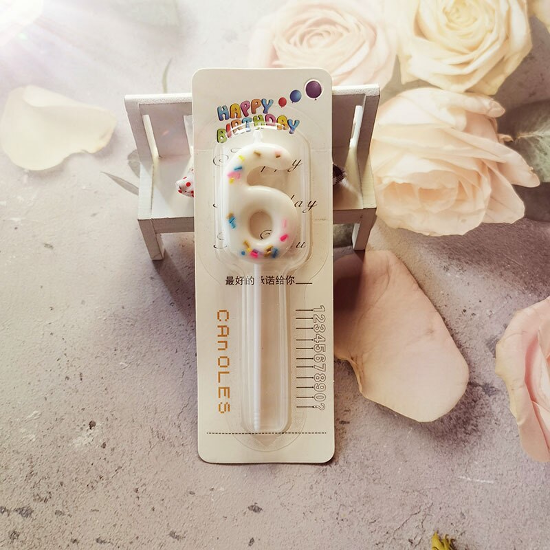 Kleurrijke Snoep Verjaardag Kaars Diy Digitale Kaars Verjaardag Party Wedding Anniversary Party Decoraties: 6