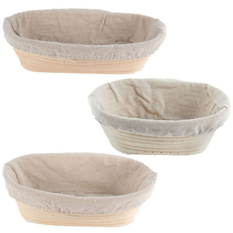 Rattan Basket Bread Banneton Brotform Dough Proofing Proving Rattan Multi-Sizes Sourdough Proving Wicker Baskets Bread Baking