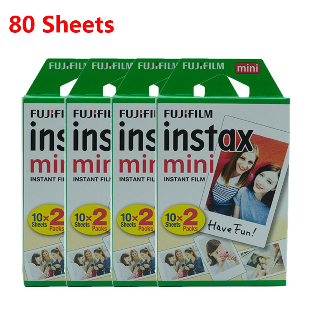 10-100 feuilles papier Photo Fujifilm Instax Mini 9 Mini 8 instantané Mini 70 90 Film caméra Instax Mini Film cadre Photo en option: 80 Sheets