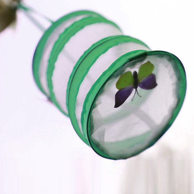 Portable Folded Cage Small Pop-up Enclosure Mantis Insect Cage Housing Light Transmission Observation