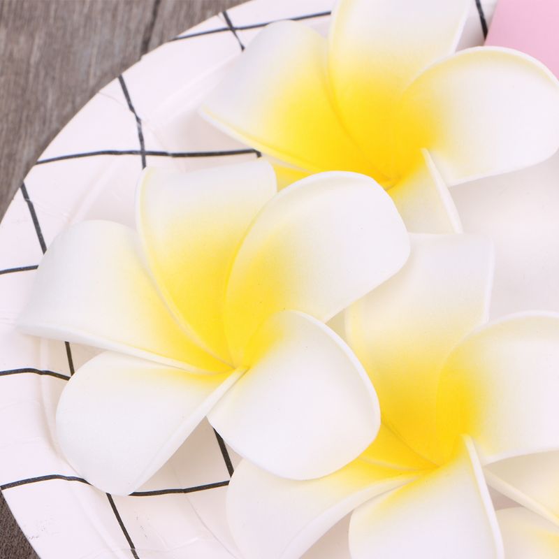 5 sztuk Plumeria hawajska pianka kwiat lei ślub impreza dekoracja spinka robić włosów